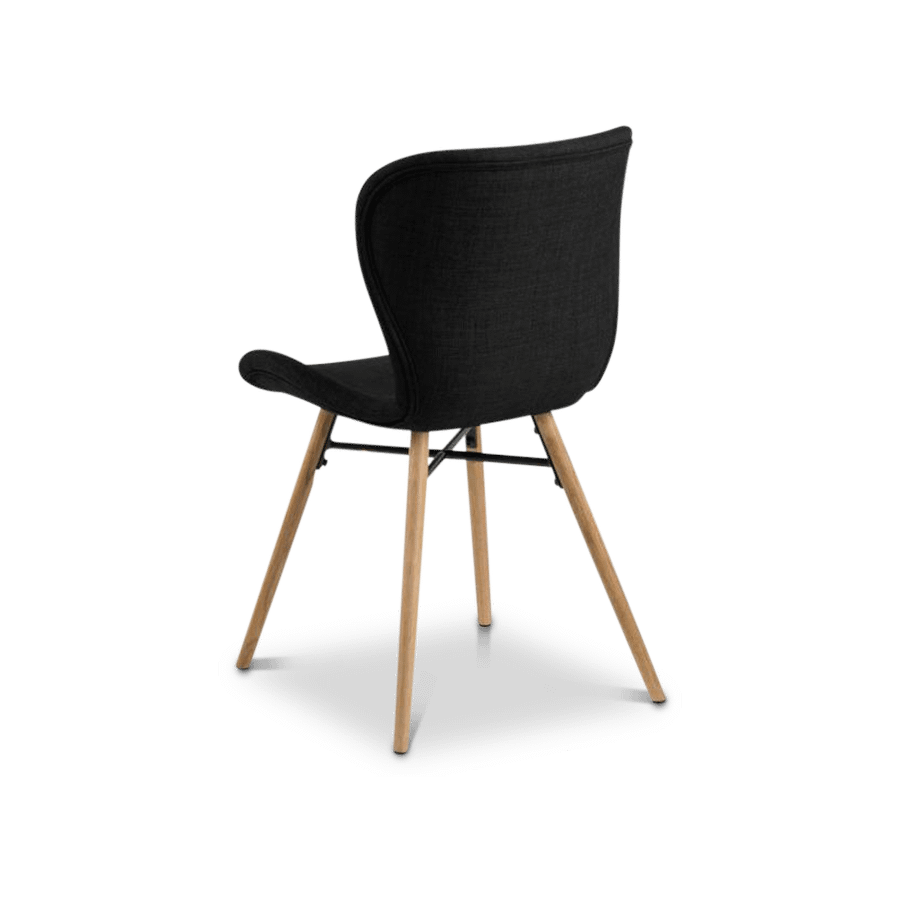 Stoel PLATS Rio fabric anthracite 200 Stoel PLATS Rio fabric anthracite 200
