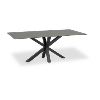 Eettafel FERRIS Keramiek Zwart 200x100 Eettafel FERRIS Keramiek Zwart 200x100