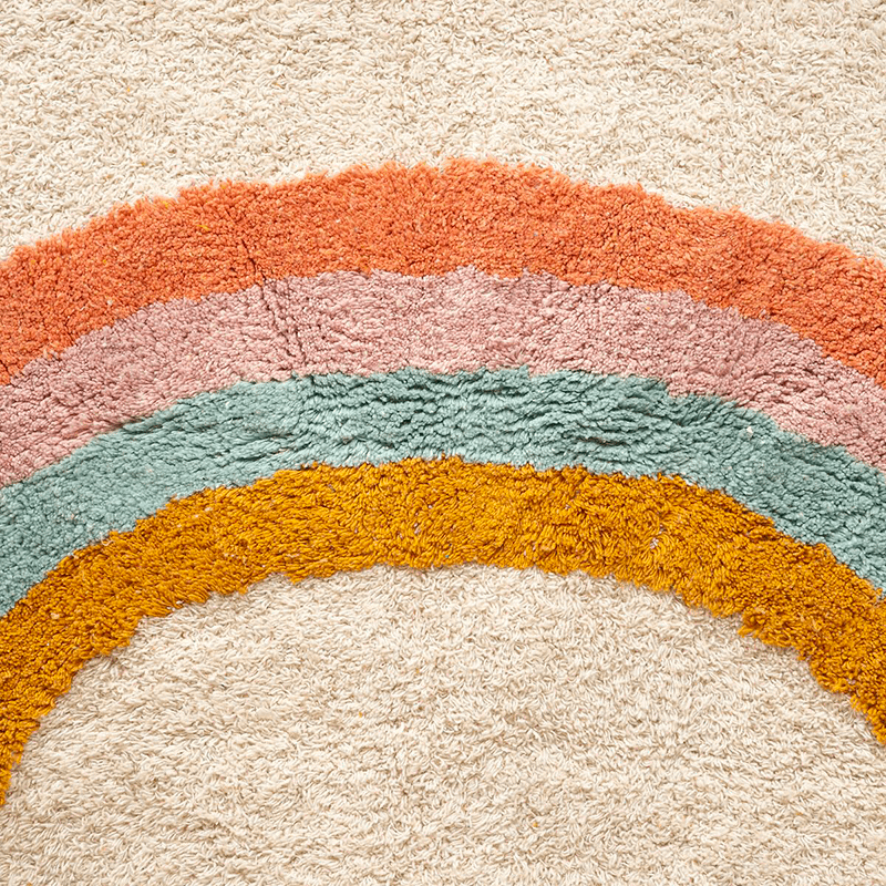 Kindertapijt RAINBOW Beige/Multi Kindertapijt RAINBOW Beige/Multi