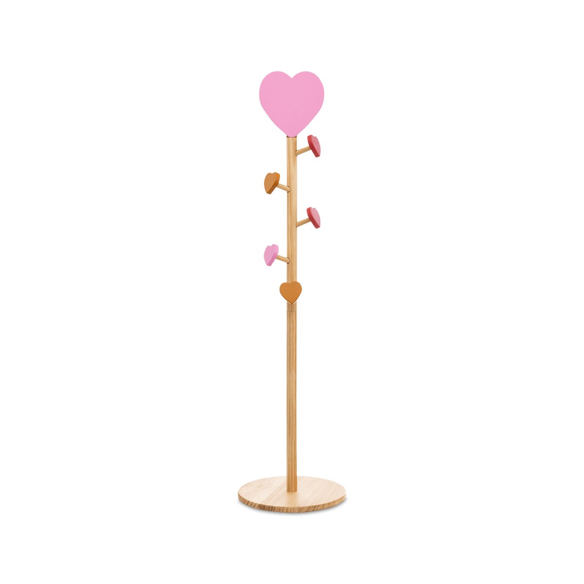 Kinderkapstok COEUR Hart Roze