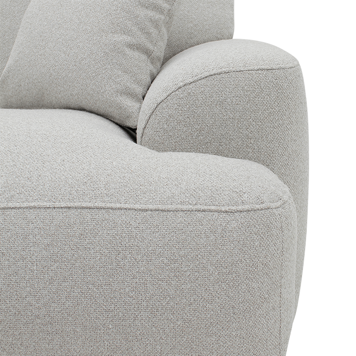 Hoeksalon TANGO Longchair Links Grijs B339