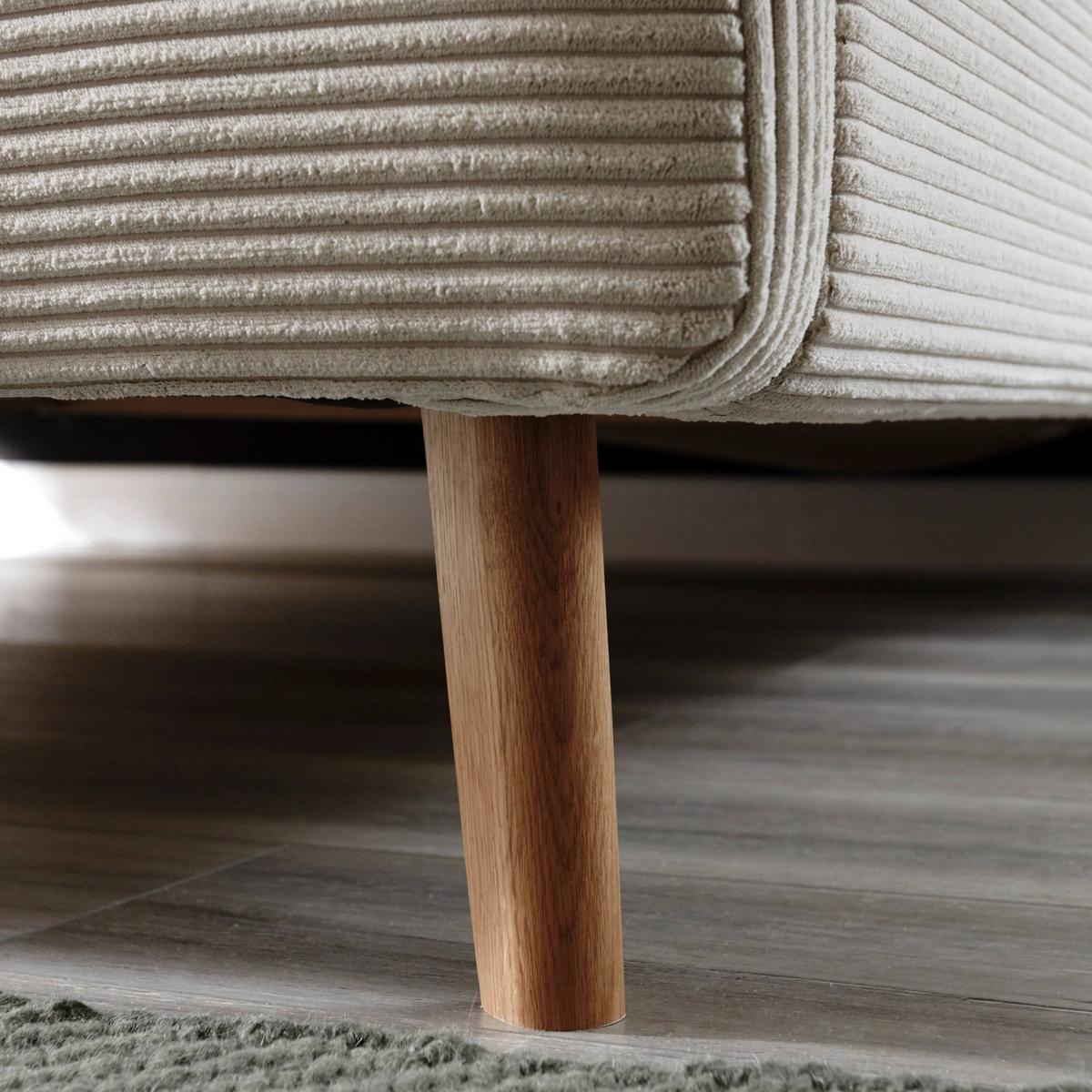 Bedkader met opbergruimte MATTI Poso Beige 180x200