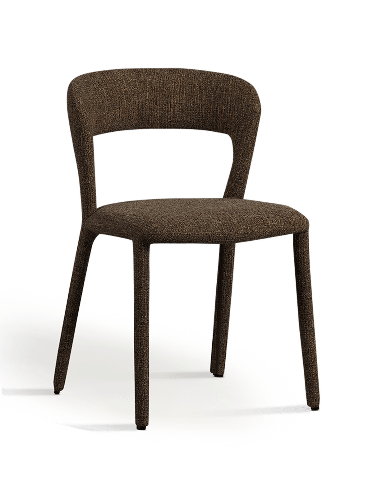 Stoel Noble Donkerbruin Melange