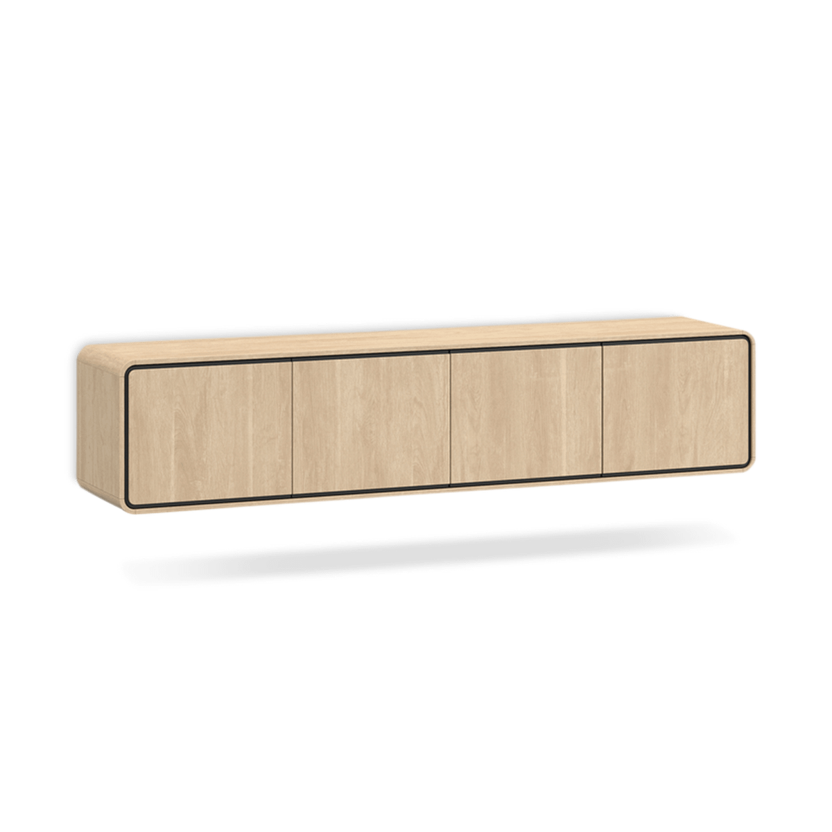 Tv-Meubel NESTOR Eik/Zwart B215
