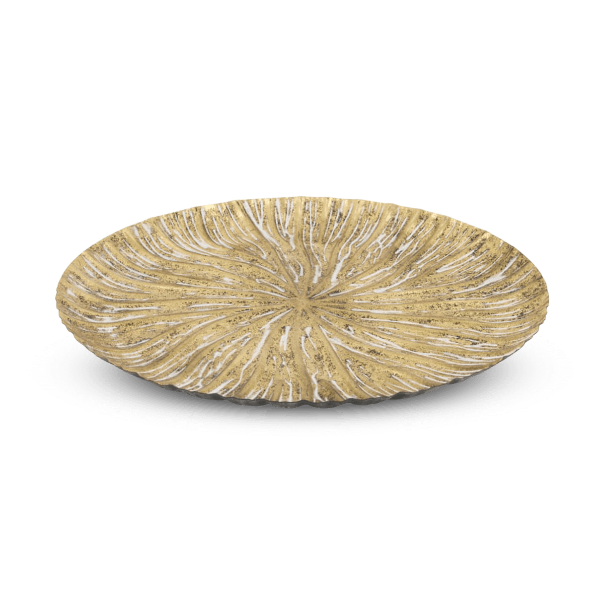 Plateau WILLARD Rond Metaal Goud
