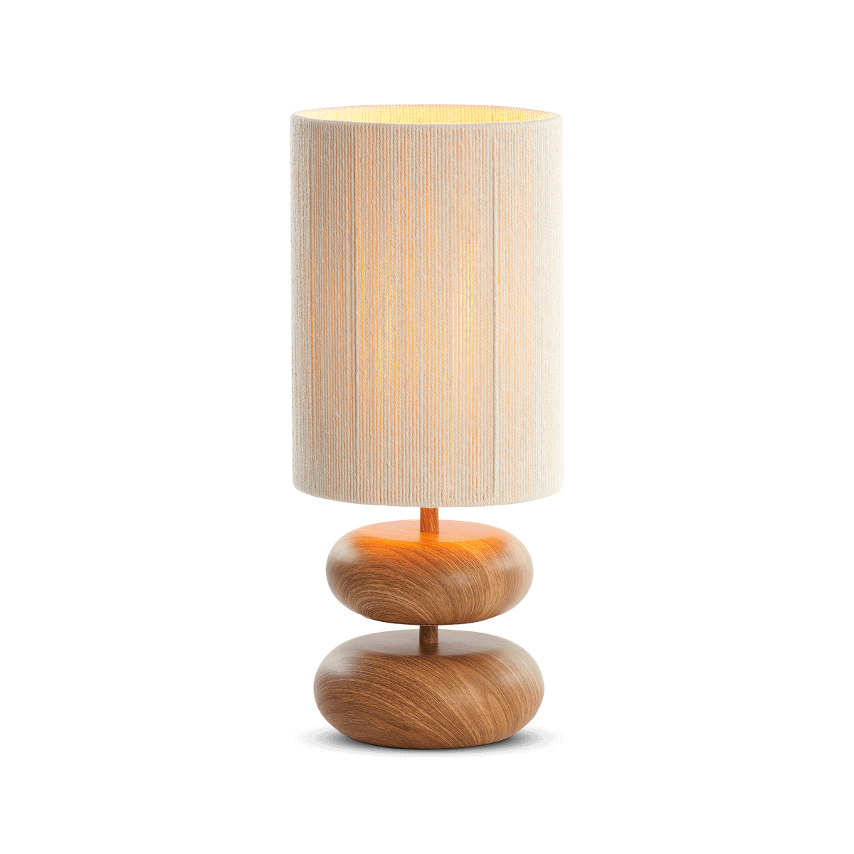 Tafellamp DANIALO L Bruin/Touw