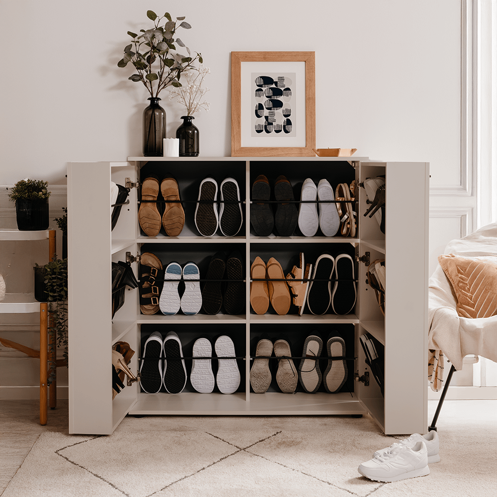 Schoenenkast EMILIO B100-H110 Beige Schoenenkast EMILIO B100-H110 Beige