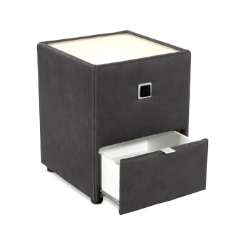 Nachttafel ASTEN Microvezel 421/09 Antraciet Nachttafel ASTEN Microvezel 421/09 Antraciet