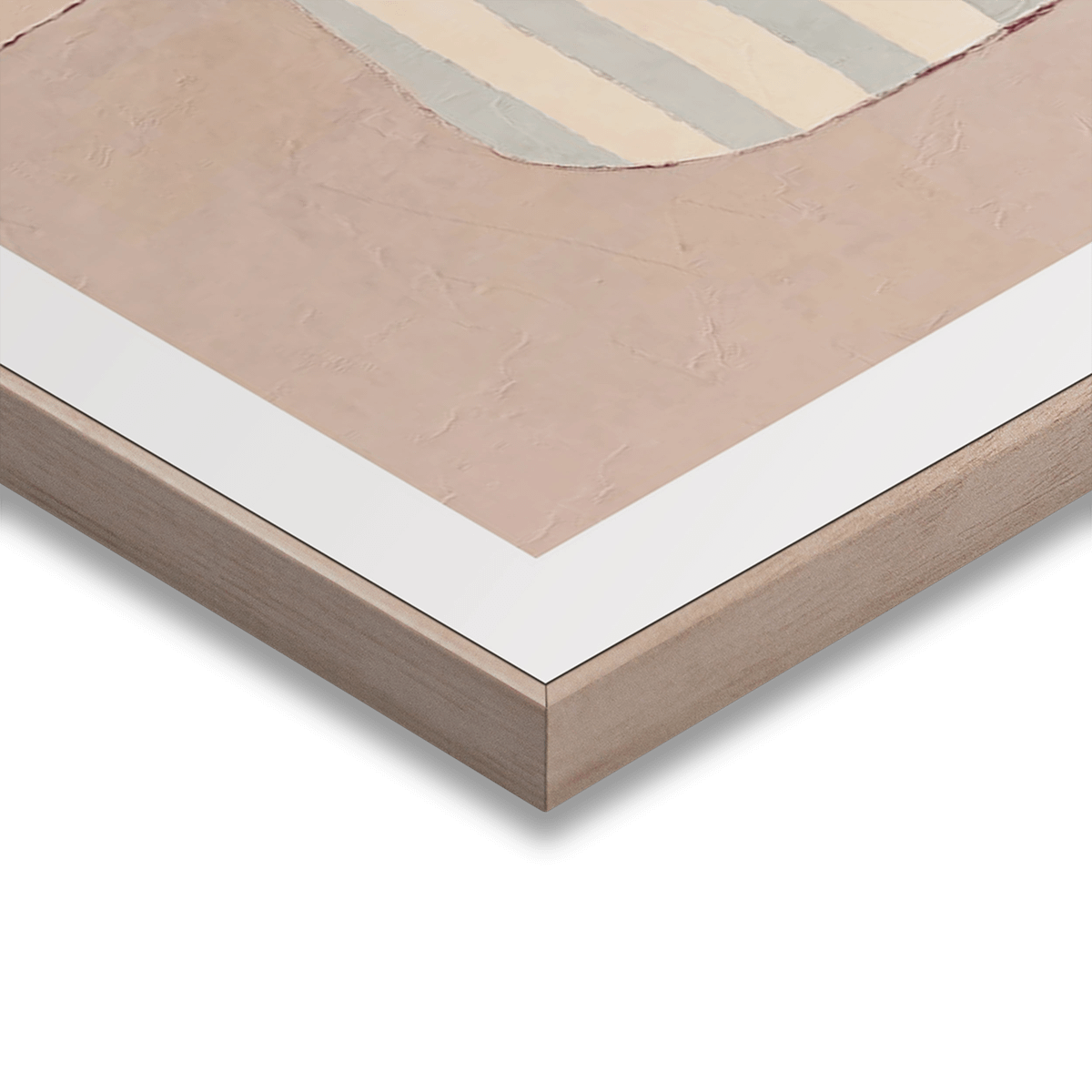 Slim Frame Wood Naturel Setting