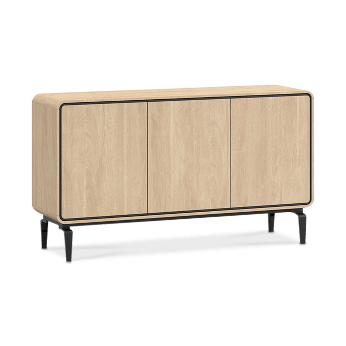 Dressoir NESTOR Eik/Zwart B163