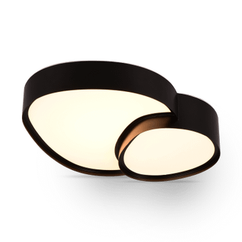 Plafonnier RISE L Met. Mat Zwart/Zwart Plafonnier RISE L Met. Mat Zwart/Zwart