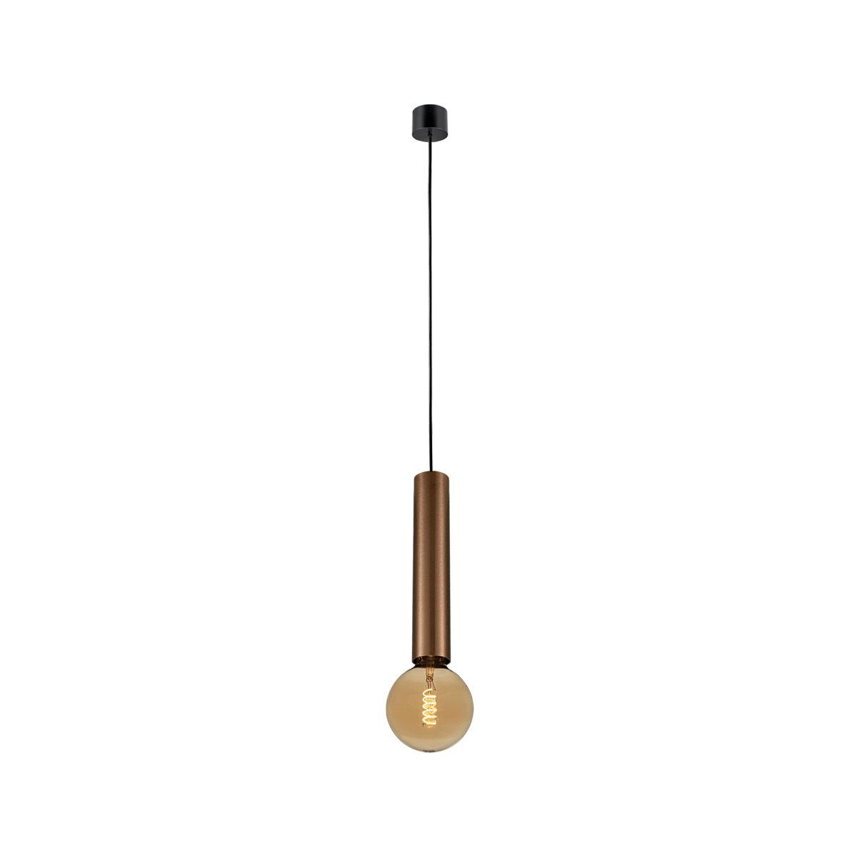 Hanglamp TABOO 1Del. Zwart/Brons