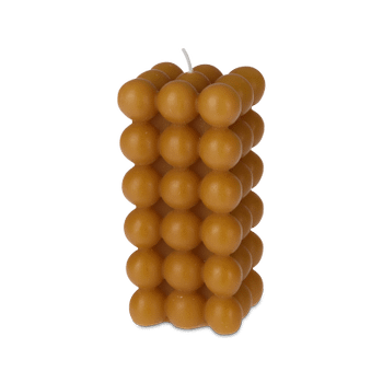 Kaars BALLS Bolletjesvorm Hoog Oker Kaars BALLS Bolletjesvorm Hoog Oker
