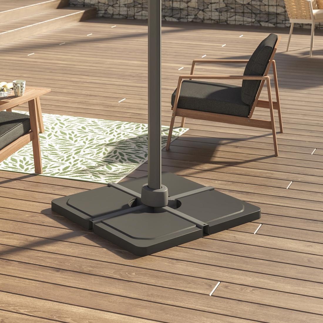 Parasoltegel ELBA 15kg Zwart Parasoltegel ELBA 15kg Zwart