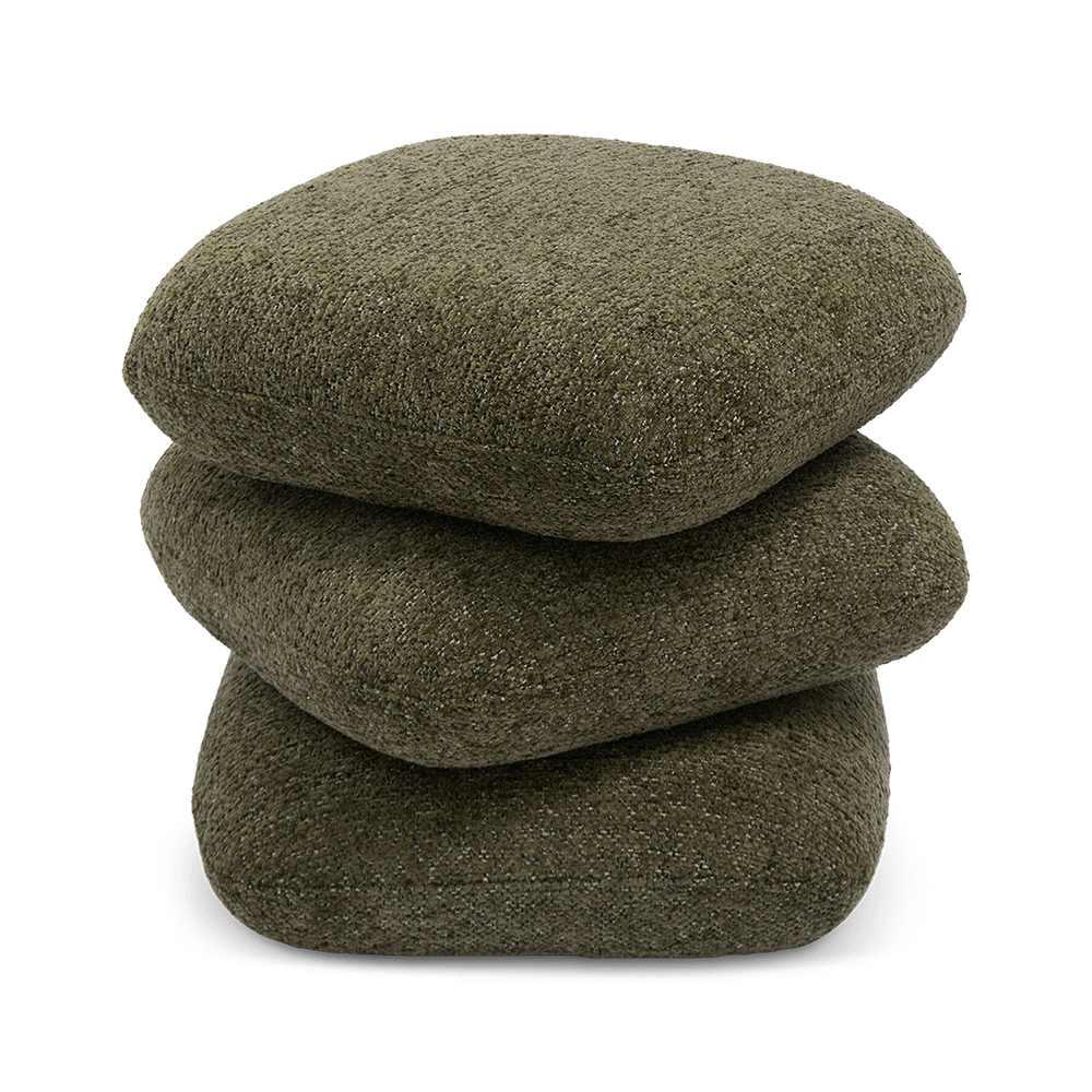 Draaibare Poef MOONIE Forest Moss