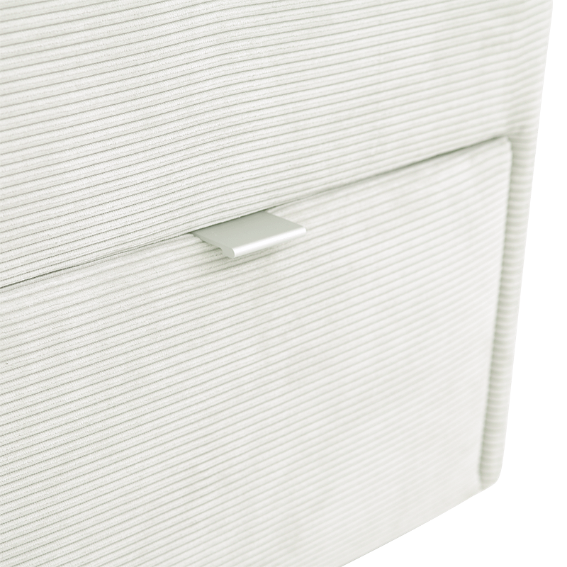 Nachttafel ASTEN Ribfluweel 427/07 Beige Nachttafel ASTEN Ribfluweel 427/07 Beige