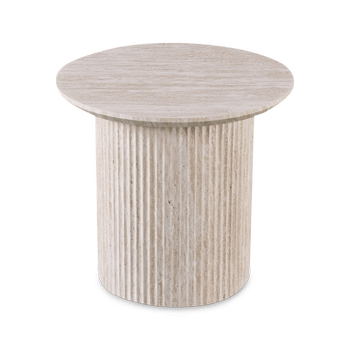 Salontafel PORTO Ø50 Travertijnlook Salontafel PORTO Ø50 Travertijnlook