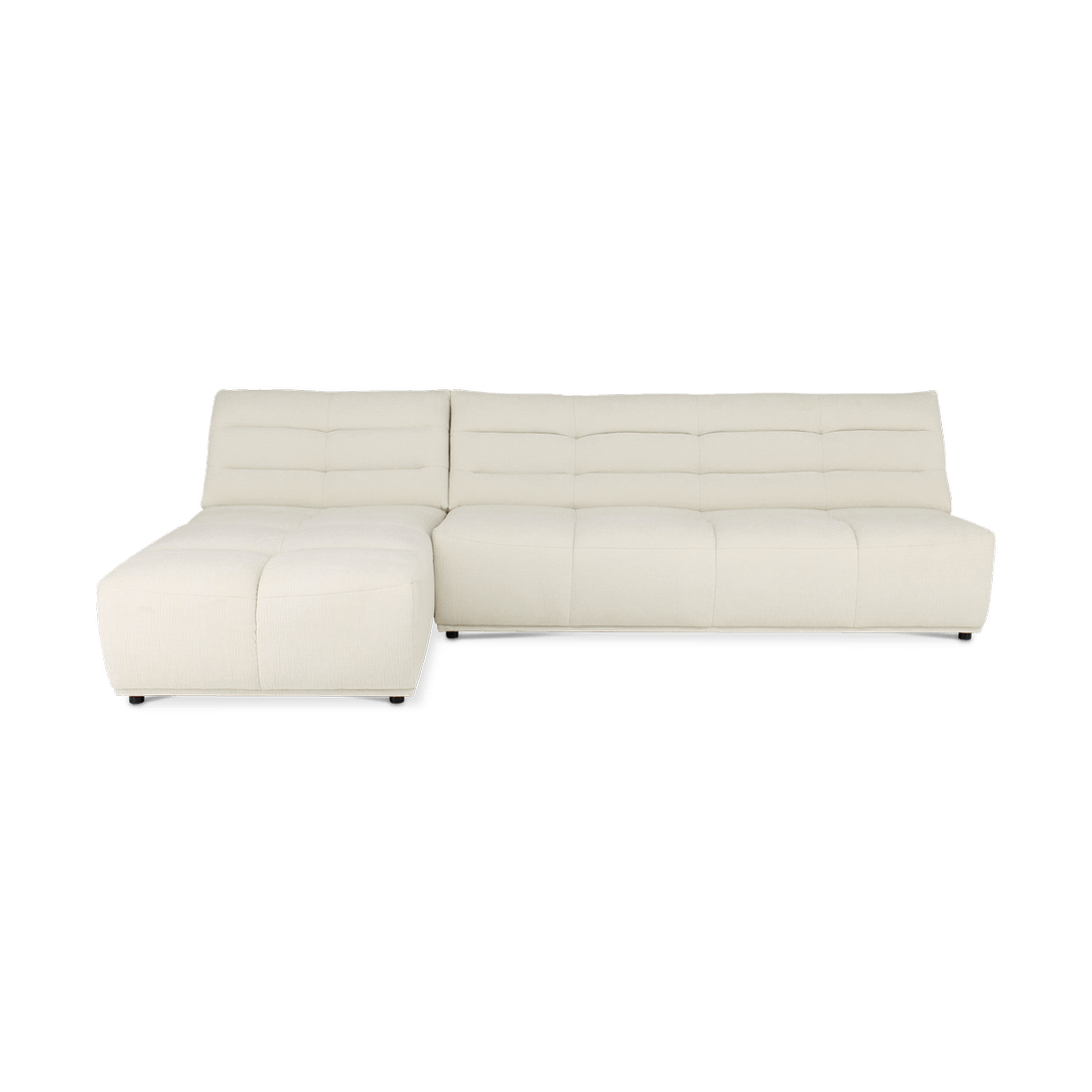 Hoeksalon KODO Modulaire Longchair Links Beige Hoeksalon KODO Modulaire Longchair Links Beige