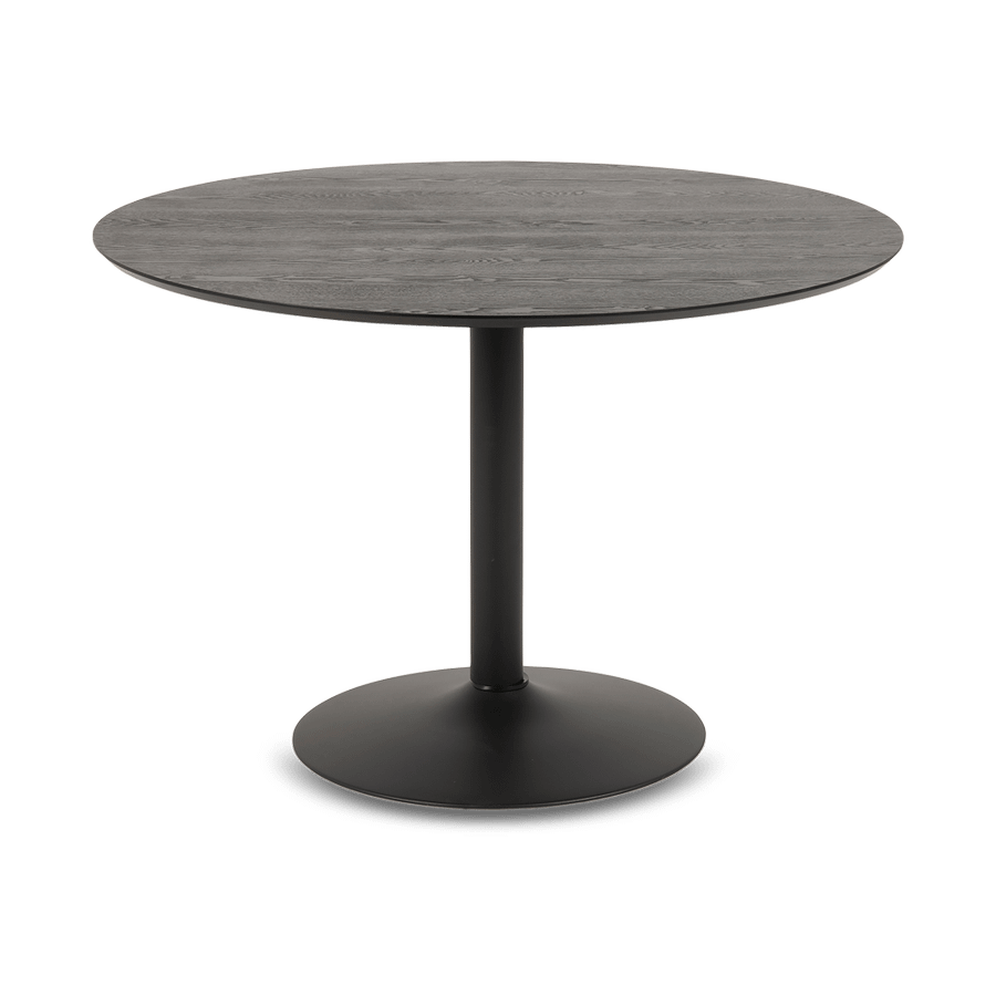 Eettafel LUTOR Ash Black Fineer Ø110cm Eettafel LUTOR Ash Black Fineer Ø110cm