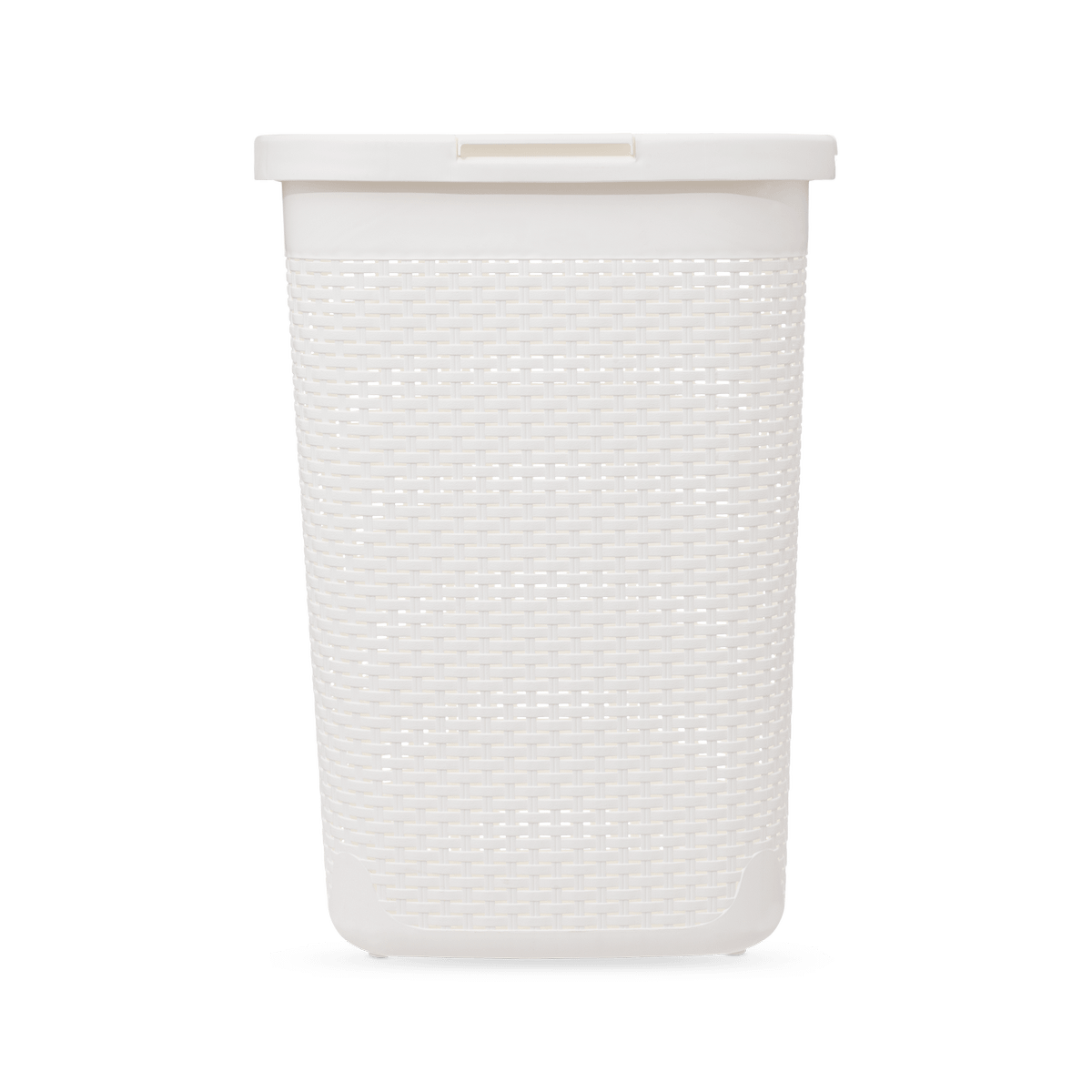 Wasmand CORBIA 60L M/Deksel Wit