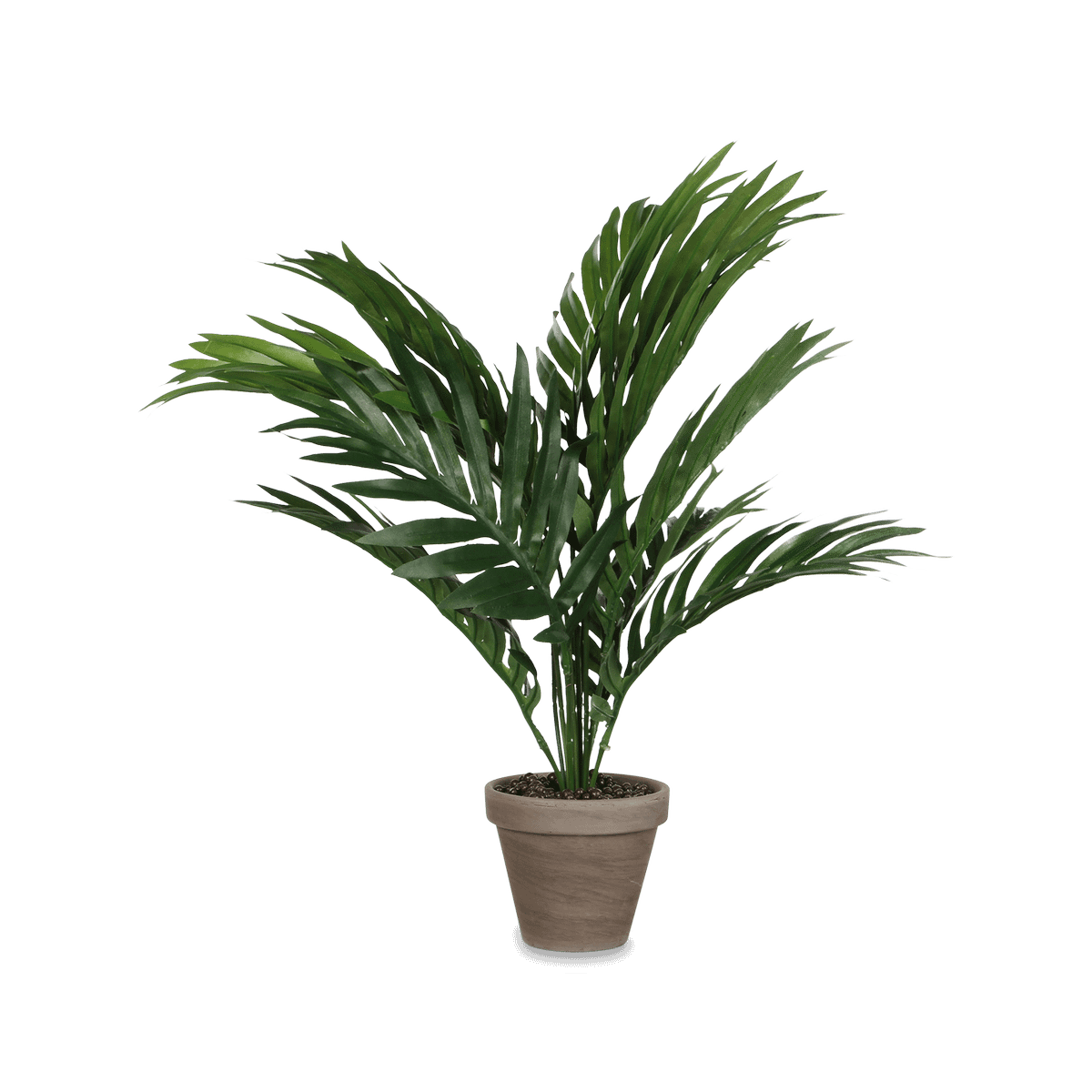 Artificiële Areca Palm Groen in Pot Stan Grijs