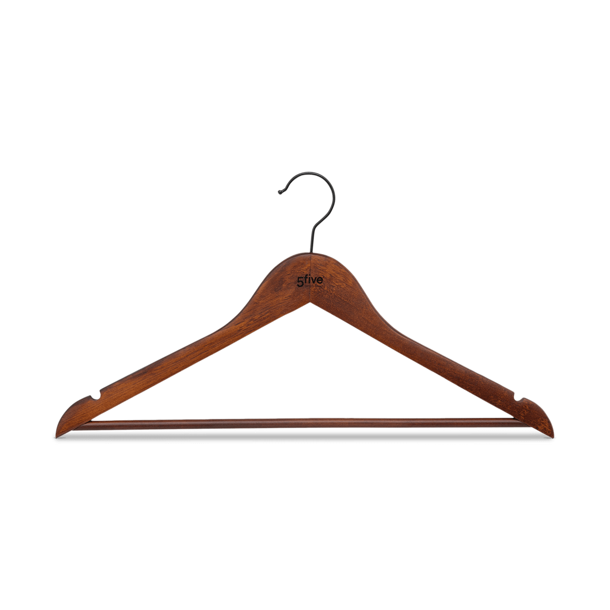 Kleerhanger S/2 EBRO Hout Donkerbruin