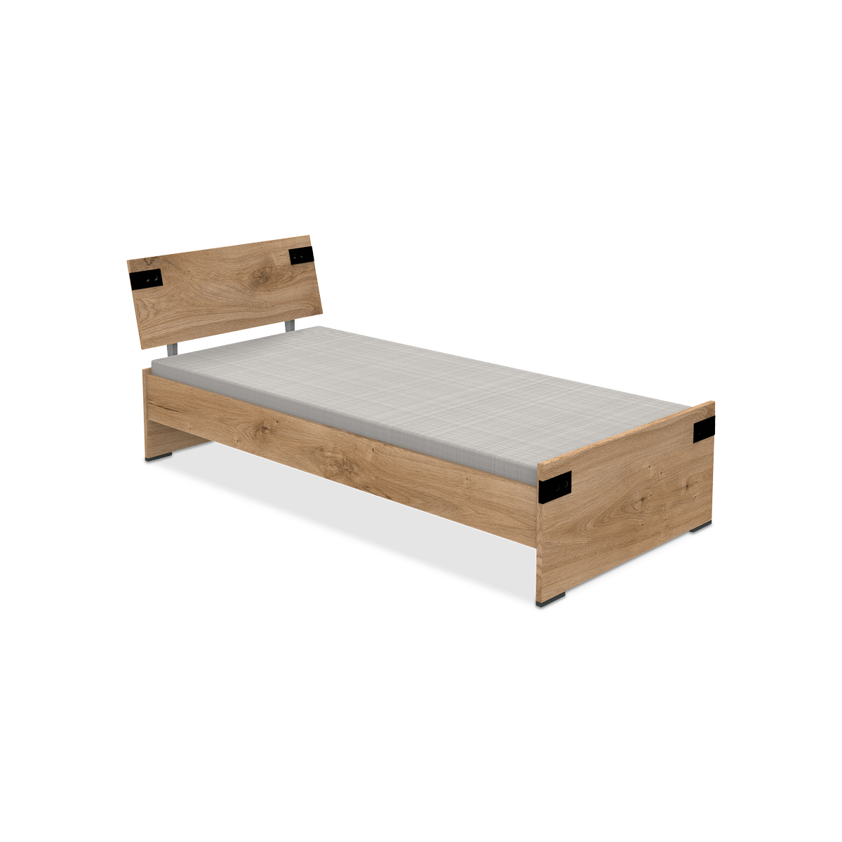 Bed HUVAR Plankeneiche 90x200