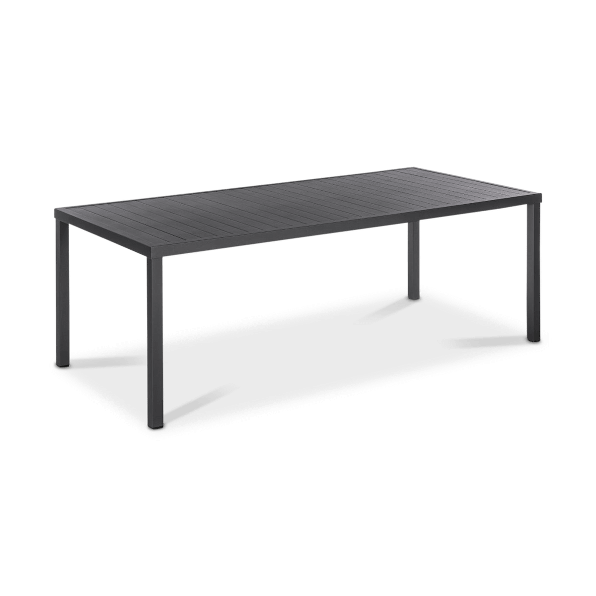 SET: Tuintafel RISERVA 210x100 + 6x stoel MASSIMO Grafiet
