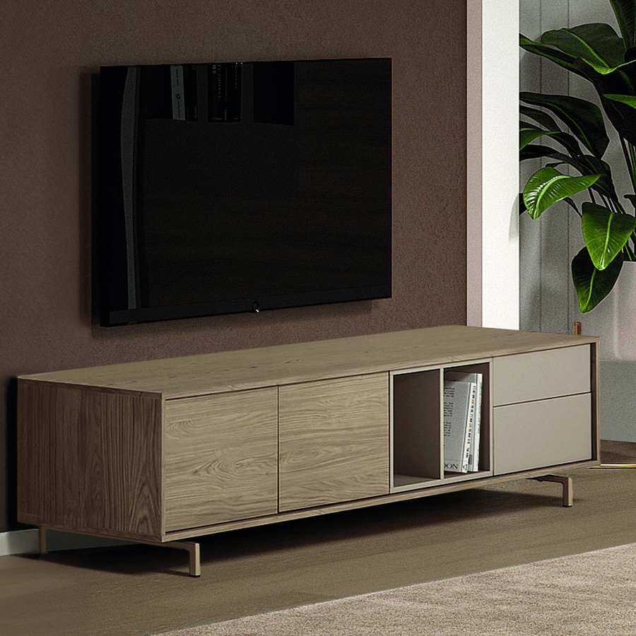 Tv-Meubel PUERTO B160 Misty Oak Tv-Meubel PUERTO B160 Misty Oak