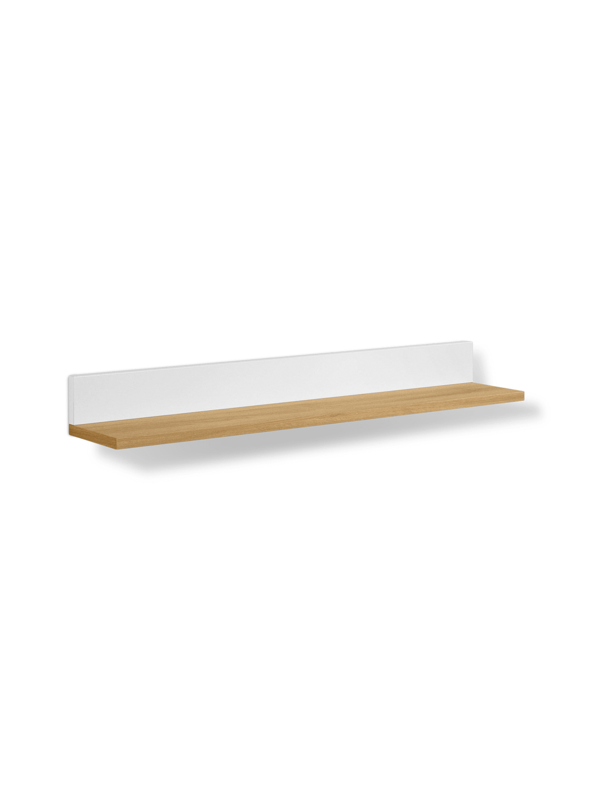 Wandplank Abilen Eikenfineer Wit Gelakt