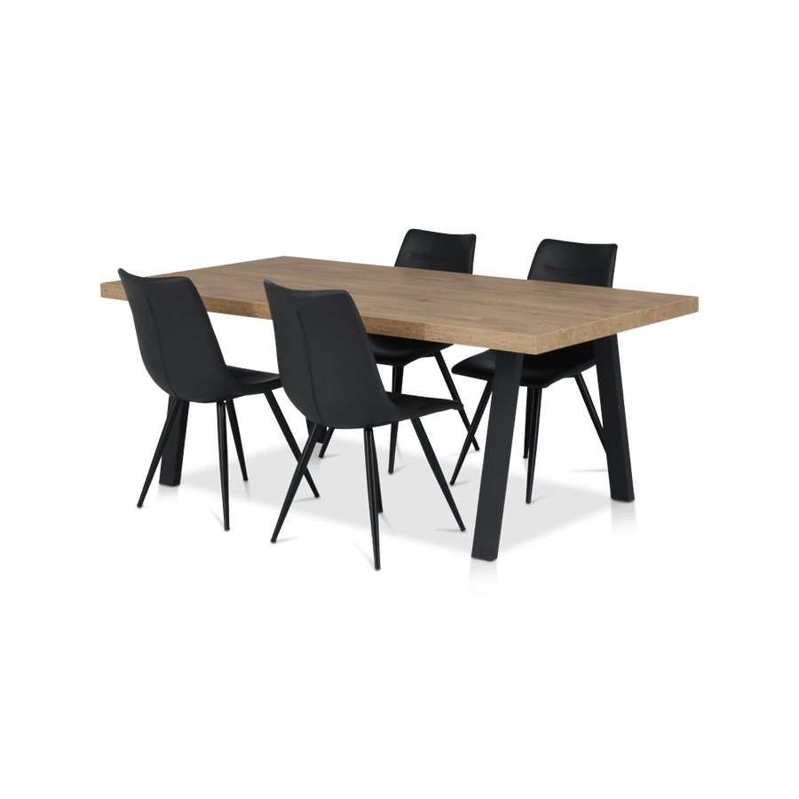 Eettafel met A-poot ABBEY Scarlet Oak 200x100 Eettafel met A-poot ABBEY Scarlet Oak 200x100