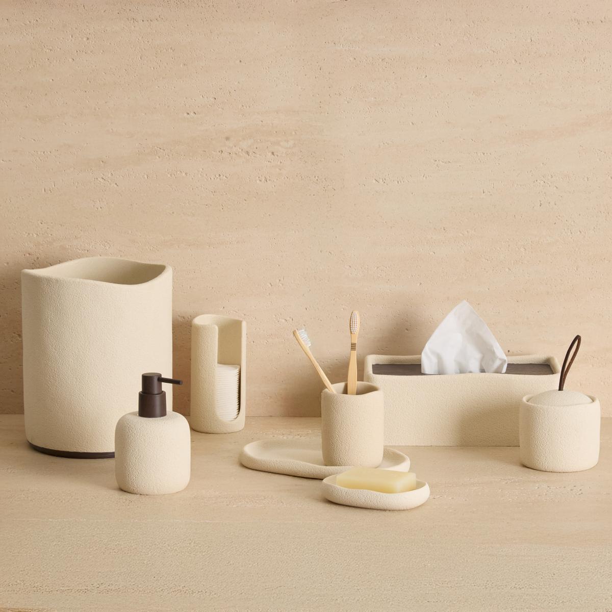 Zeepschaaltje HOLEZO Poly Beige