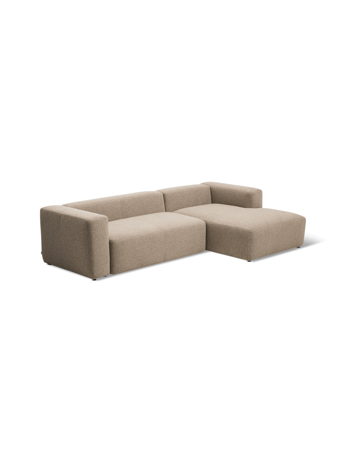 Hoeksalon Blok Longchair Rechts Bruin B300