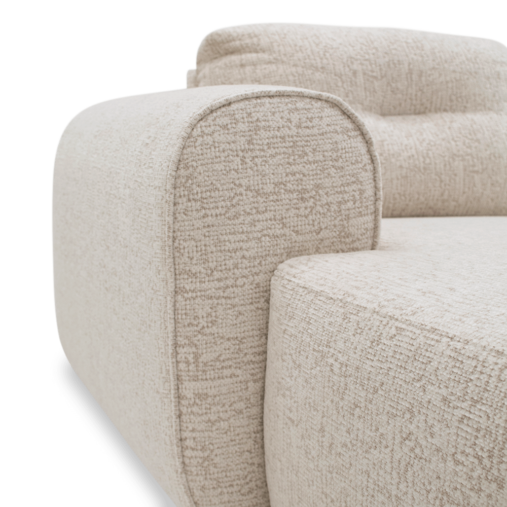 Hoeksalon AMARINO Longchair Links Beige B358