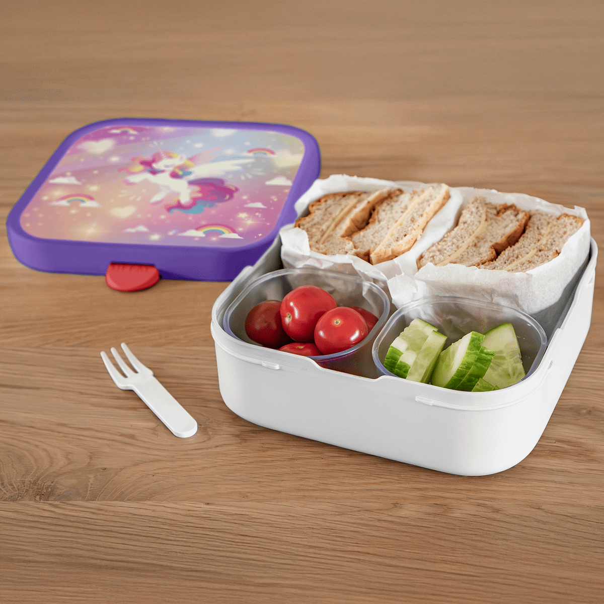 Lunchbox UNICORN GLOW Bento Roze