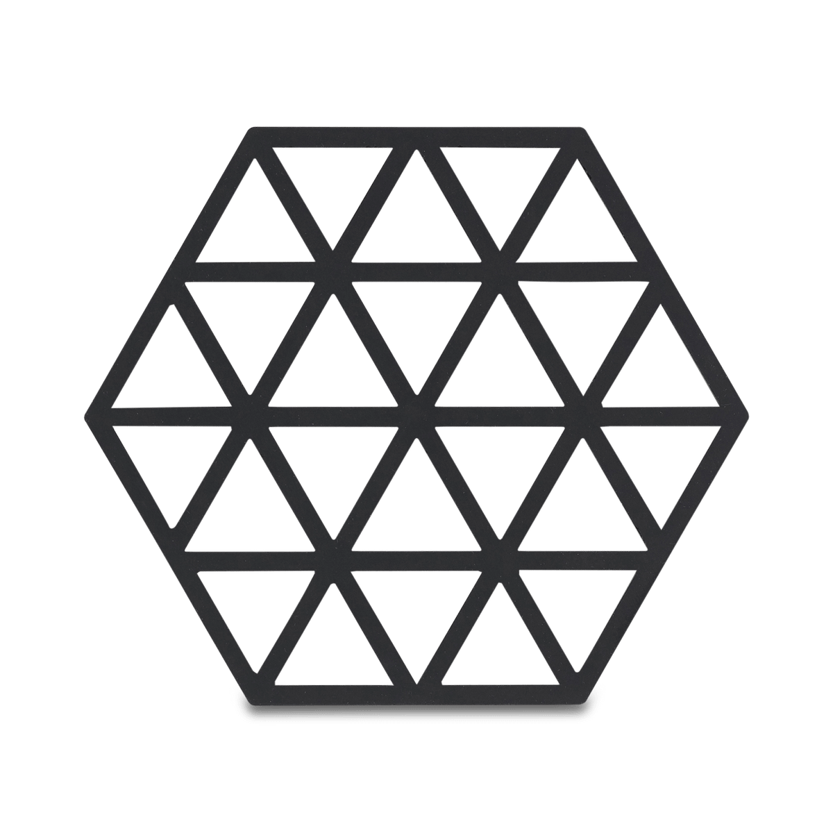 Potonderzetter TRIANGLES Sil. Black