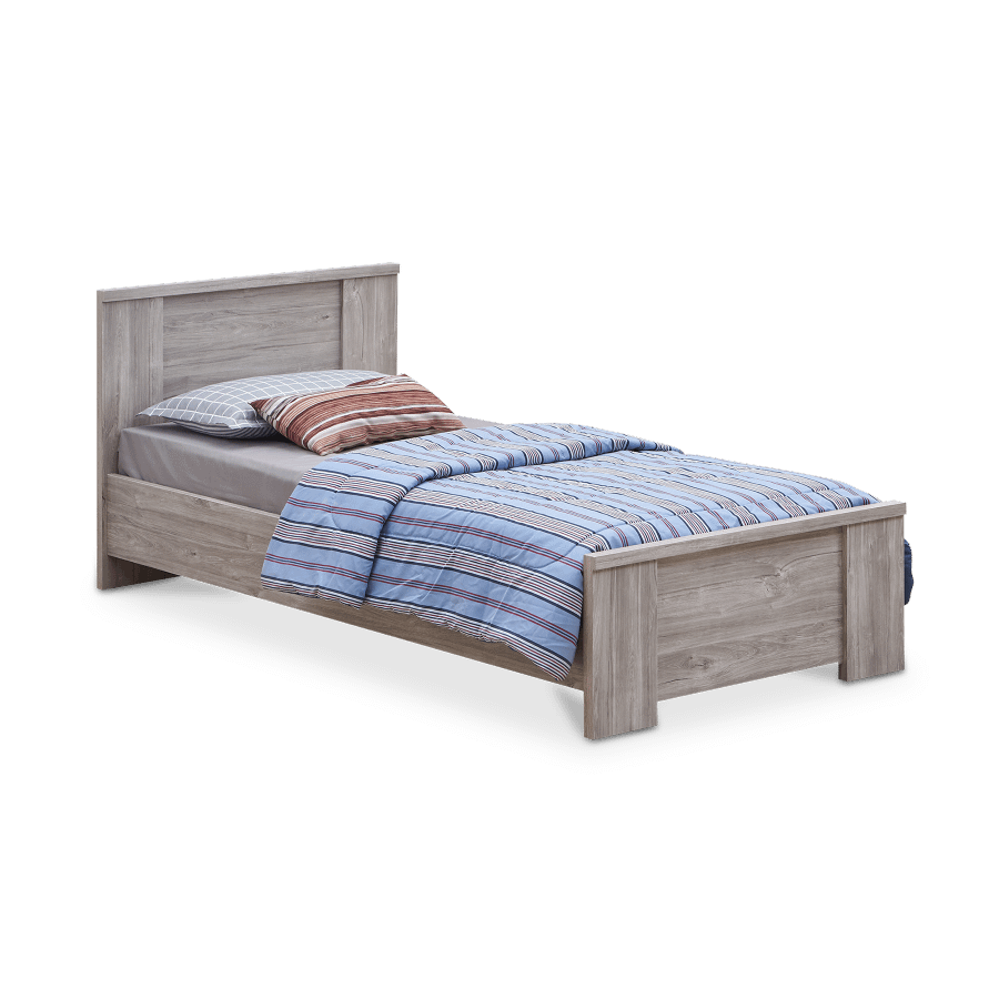 Bed CANETTI New Grey Oak 90x200 Bed CANETTI New Grey Oak 90x200