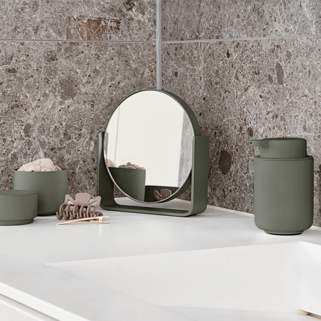 Tafelspiegel UME Aluminium Olive