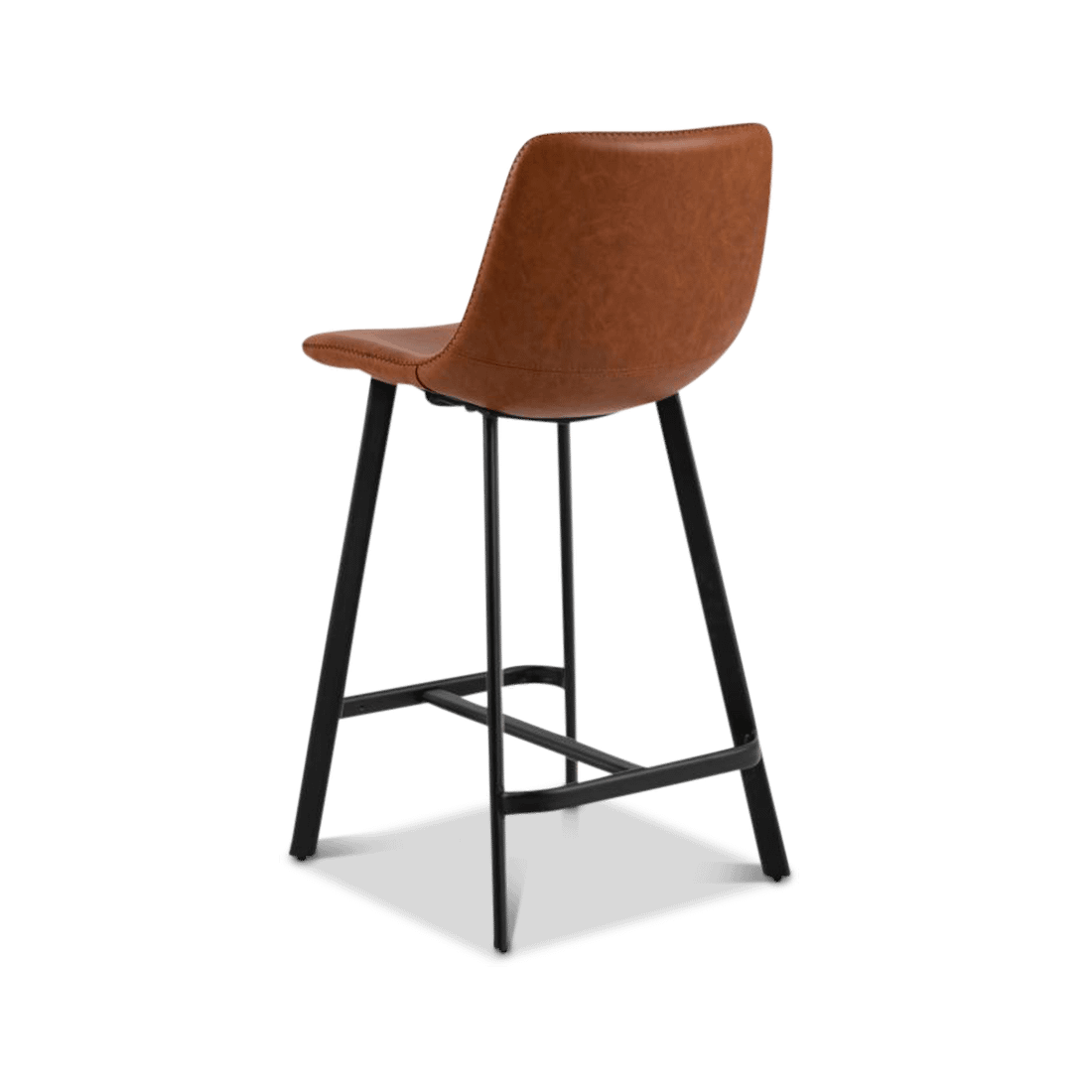 Barstoel AMBROS PU retro leather look brandy 691B - ZH63,5cm Barstoel AMBROS PU retro leather look brandy 691B - ZH63,5cm