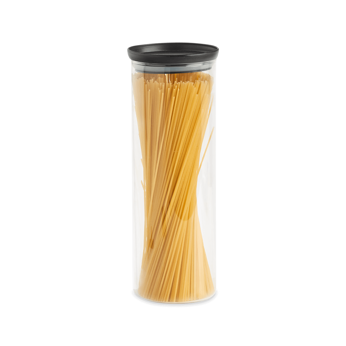 Voorraadpot BLORK 1,65l Glas M/Deksel Zwart