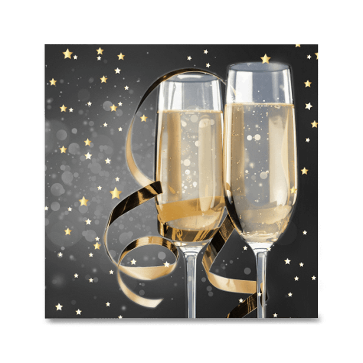 Serviet S/20 CHAMPAGNE Zwart/Goud