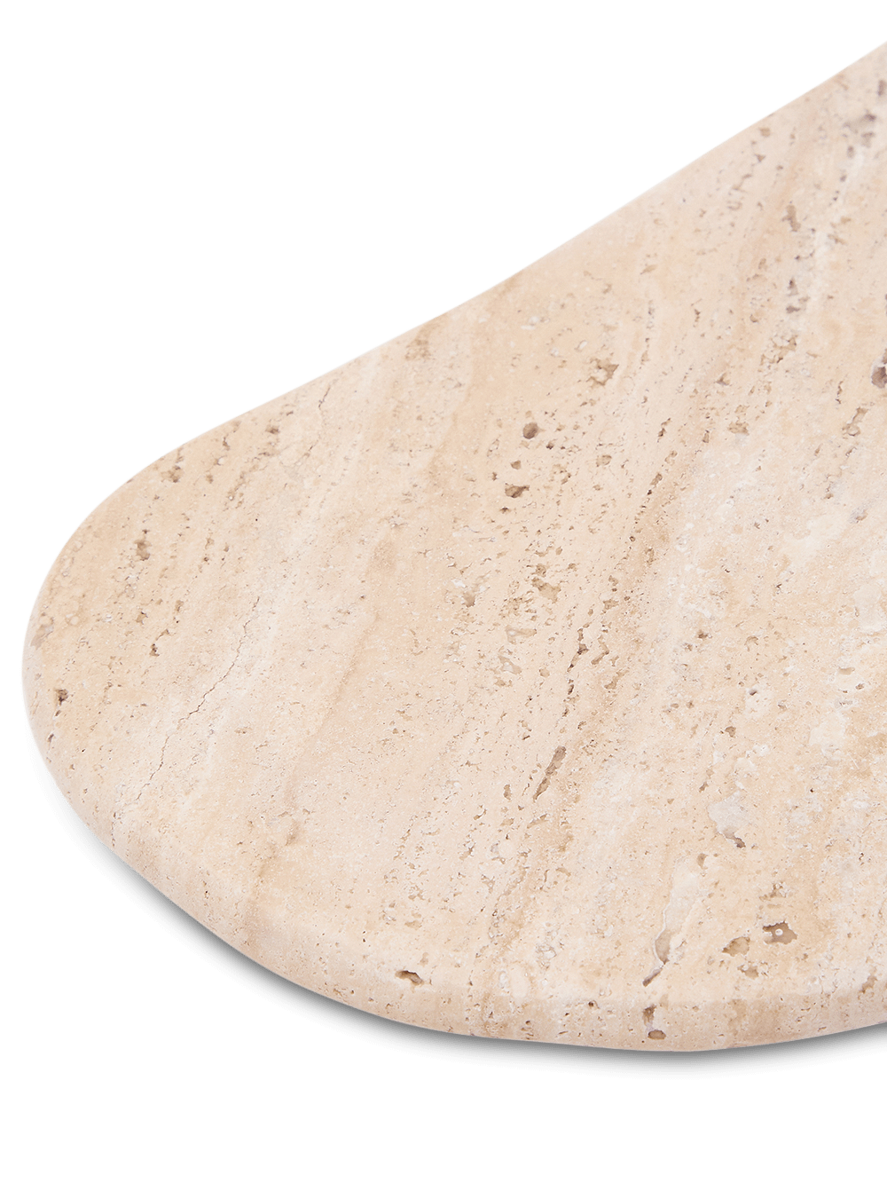 Zera serveerplank van beige marmer