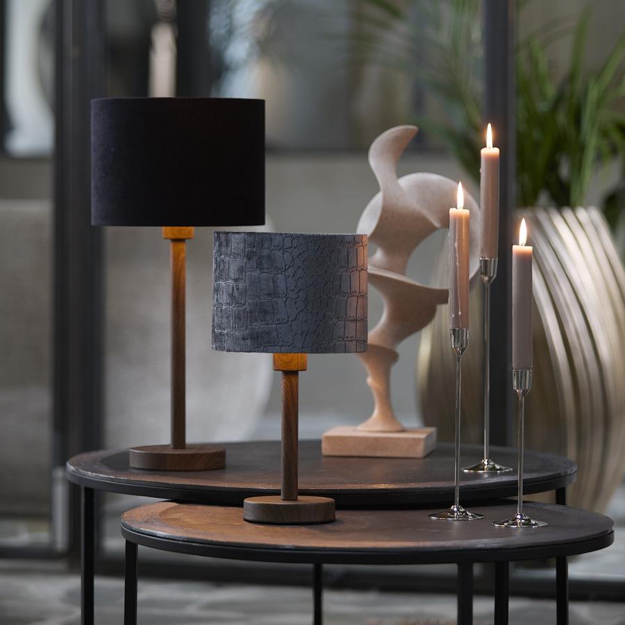 Lampvoet WASHINGTON L Houtlook Donkerbruin Lampvoet WASHINGTON L Houtlook Donkerbruin