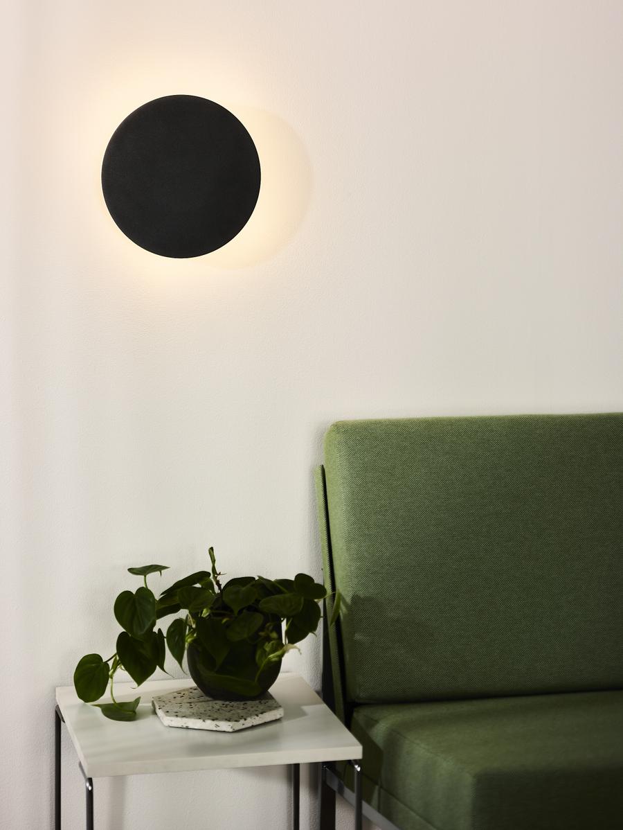 Wandlamp EKLYPS Ø25cm Zwart Wandlamp EKLYPS Ø25cm Zwart