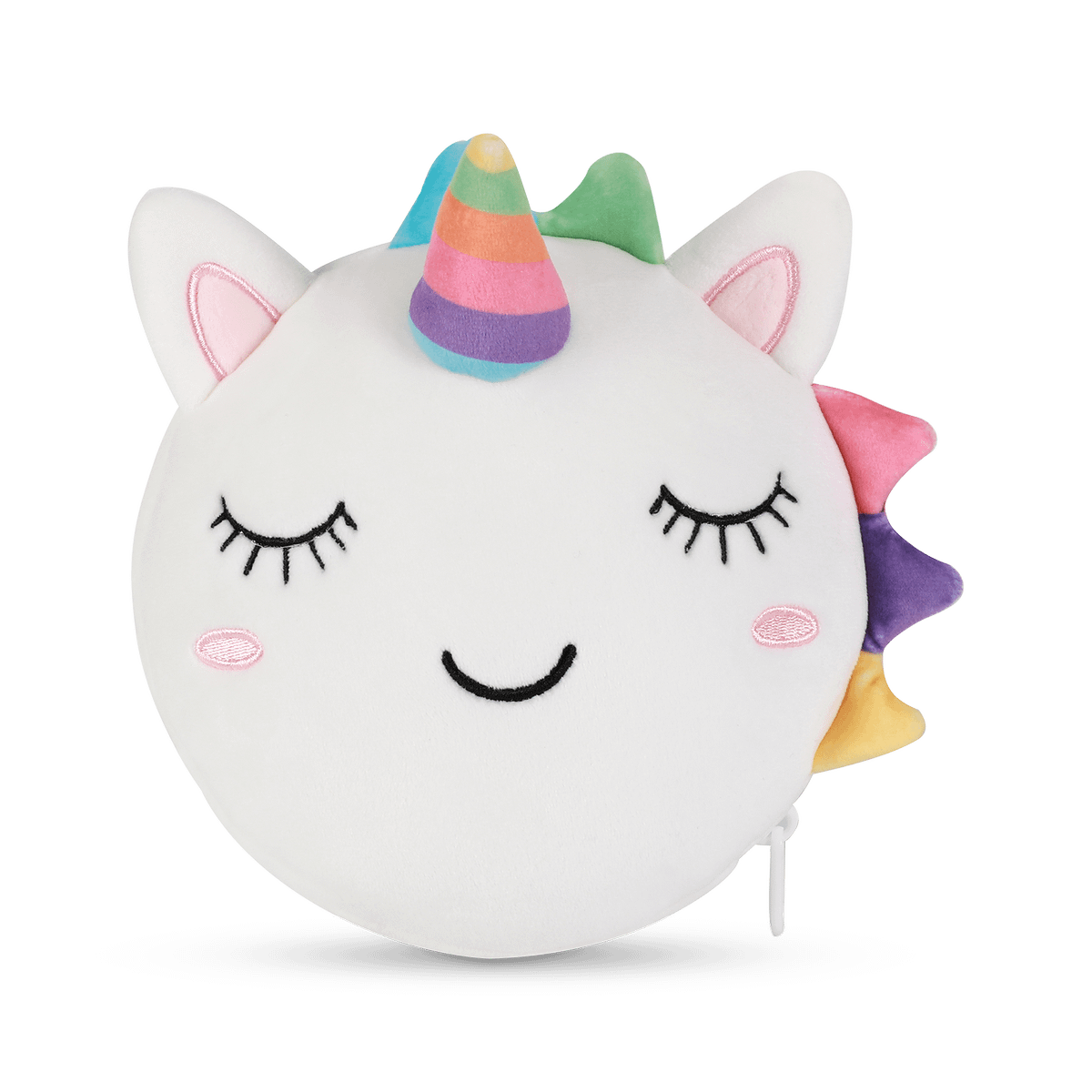 Kussen UNICORN met Slaapmasker Wit