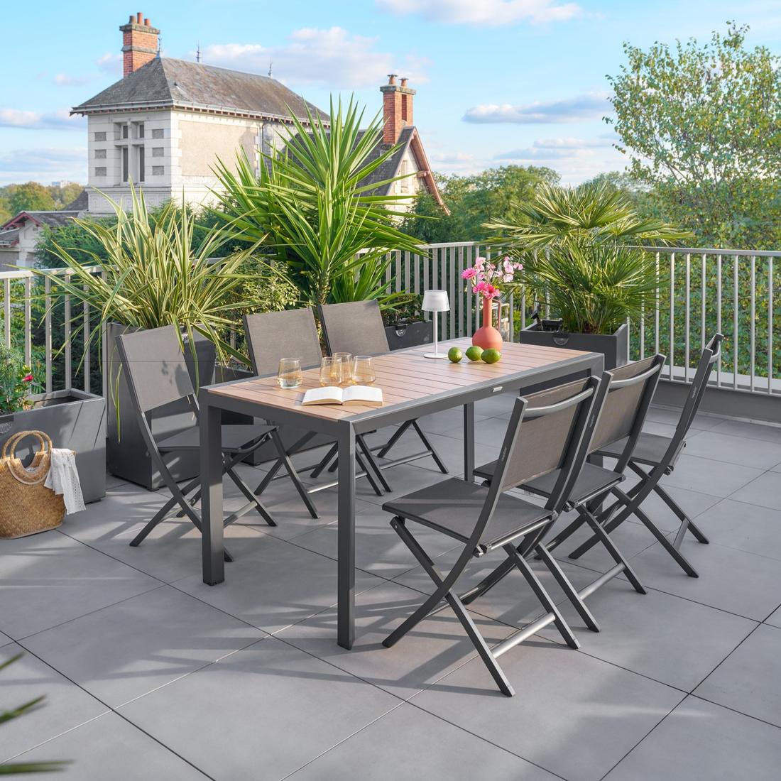 Klapstoel DURELLA Grafiet Klapstoel DURELLA Grafiet