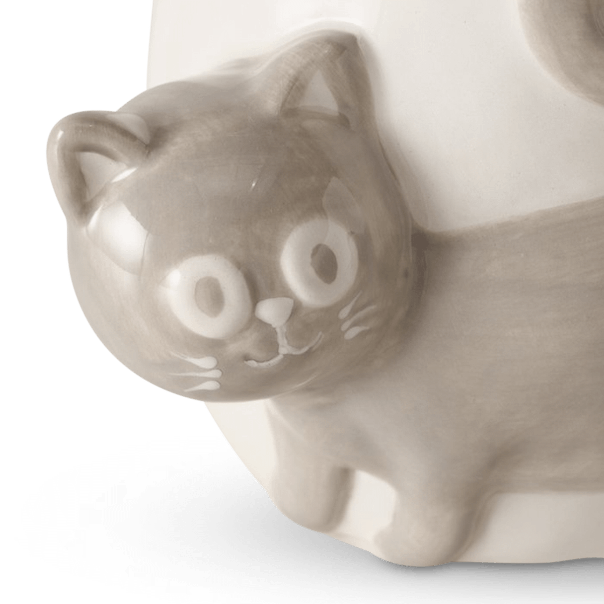 Mok MOLLY Kat 400ml Wit/Grijs