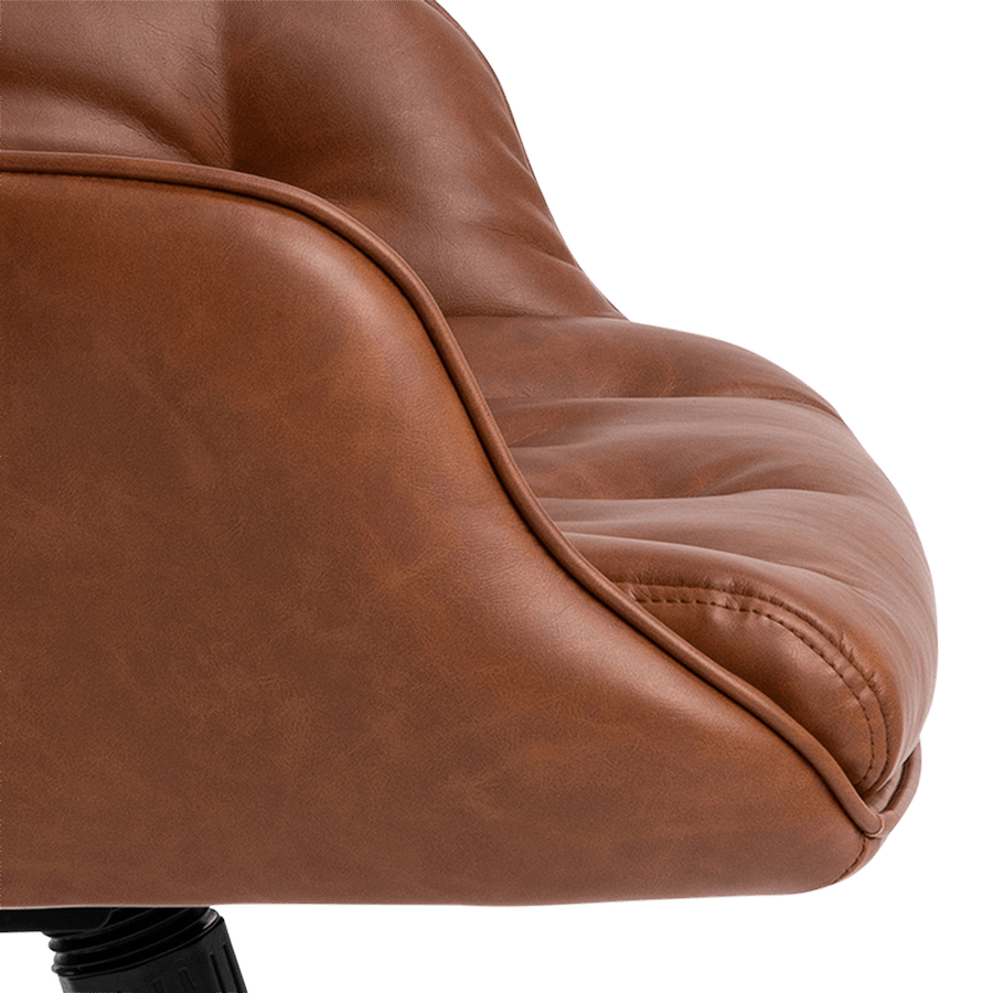 Bureaustoel HANNES PU Retro Brandy Bureaustoel HANNES PU Retro Brandy
