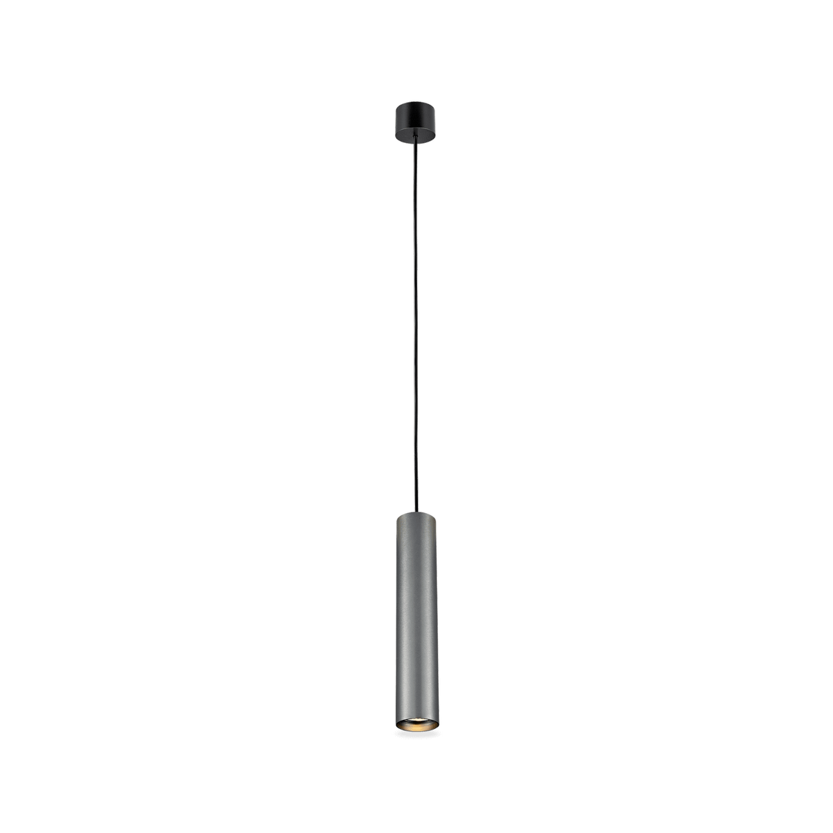 Hanglamp TABOO 1Del. Zwart/Staal