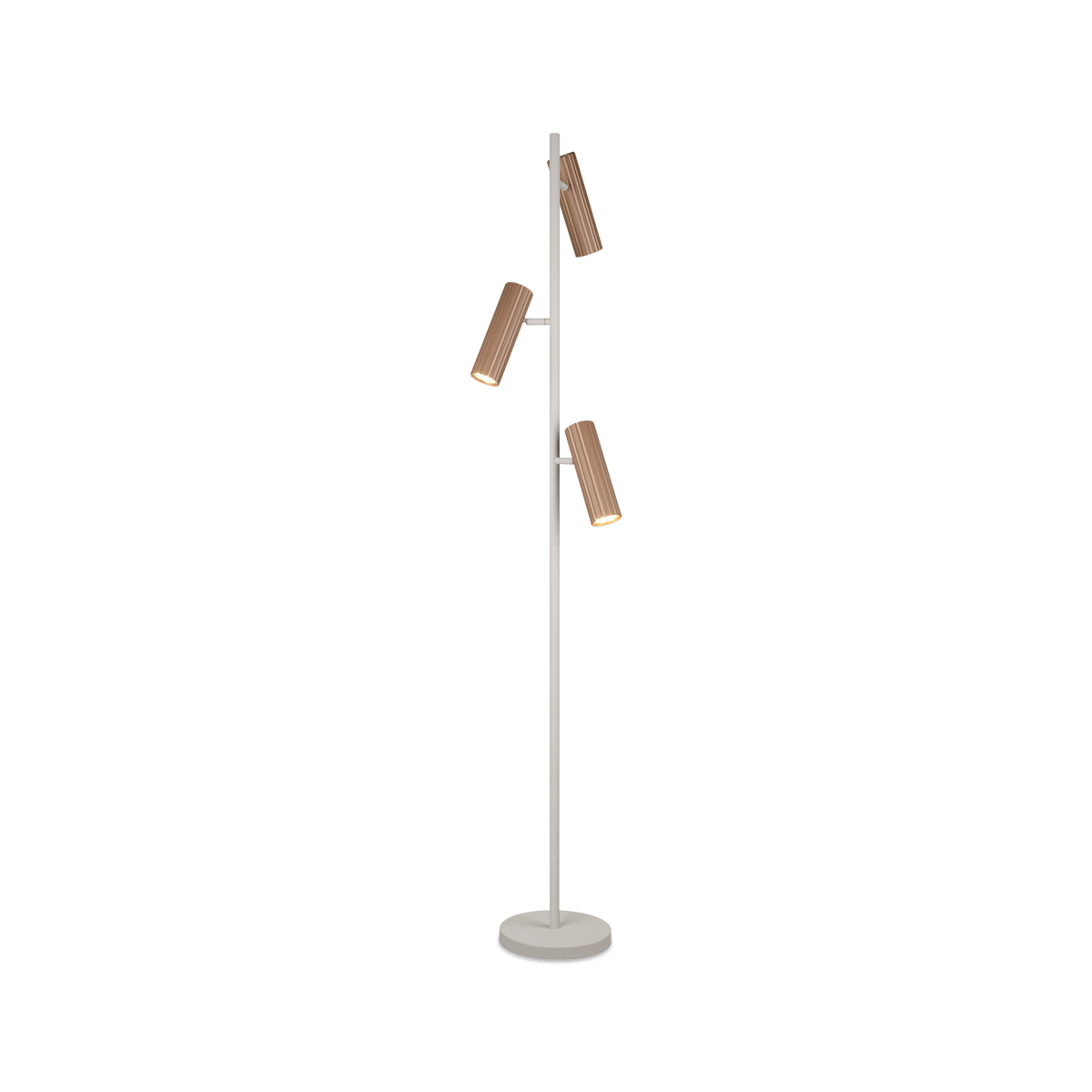 Vloerlamp SOKA 3Del. Metaal Coffee